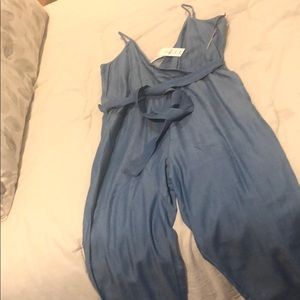 NWT Lovers and Friends Denim Jumpsuit